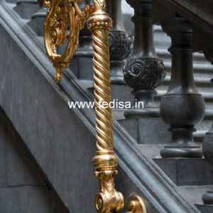 Modern Balcony Railing Ideas With Glass Panels India No-28009