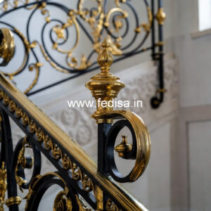 Stylish Indian Balcony Design With Railings No-28954