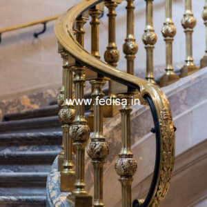 Modern Balcony Railing Ideas With Glass Panels India No-29342