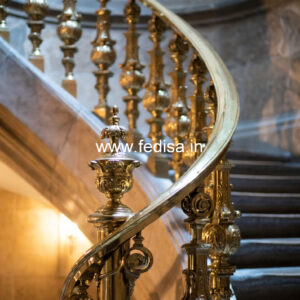 Latest Balcony Design With Steel Railing No-30139