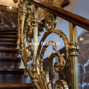 Balcony Design With Steel Railing No-30668