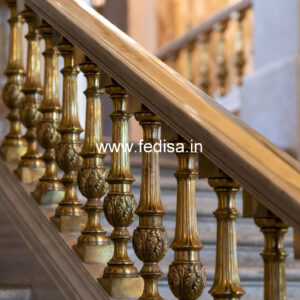 Stylish Balcony Railing Design With Glass And Steel No-30843