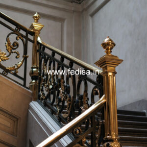 Best Home Railing Designs With Steel And Wood No-30887