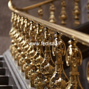 Stylish Exterior Staircase Railing Designs No-30900