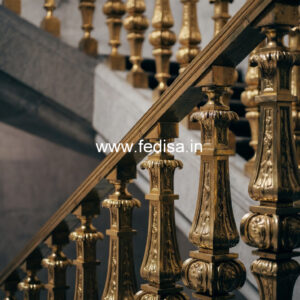 Ghar Exterior Balcony Design With Railings No-31017