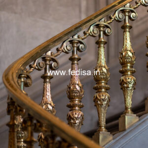 Stylish Staircase Railing Design For Indian Homes No-31233