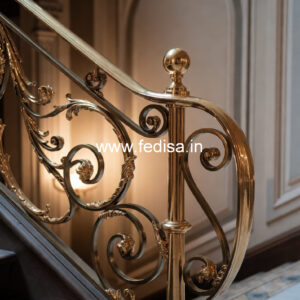 Stylish Railing Design For Duplex House India No-31426
