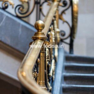 Modern Balcony Railings With Glass Panels No-31537