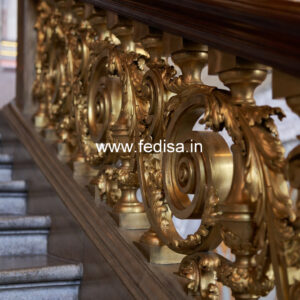 Stylish Staircase Designs With Railings No-31688
