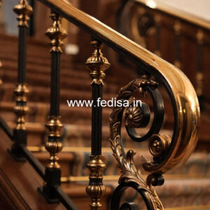 Stylish Balcony Design Ideas With Steel Railings For Homes No-31841