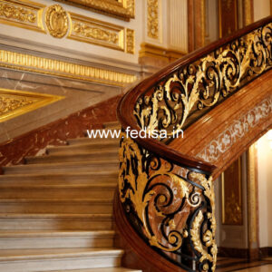 Modern Front Balcony Railing Designs No-24026