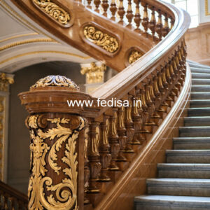 Stylish Balcony Railing Design With Glass And Steel No-24047