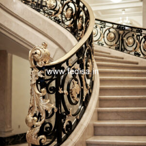 Modern Stair Railing Design With Steel No-24065