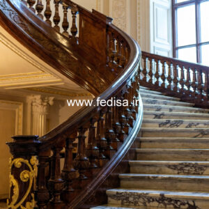 Stylish Exterior Staircase Railing Designs No-24104