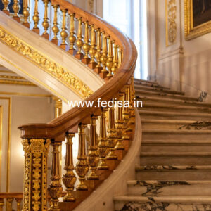 Modern Exterior Balcony Designs With Railings No-24110