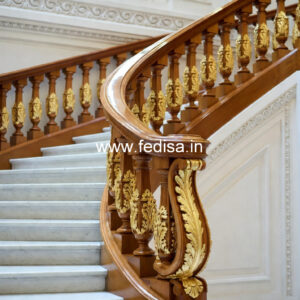 Ghar Exterior Balcony Design With Railings No-24221