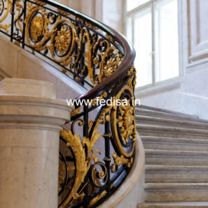 Modern Balcony Railing Ideas With Glass Panels India No-24611