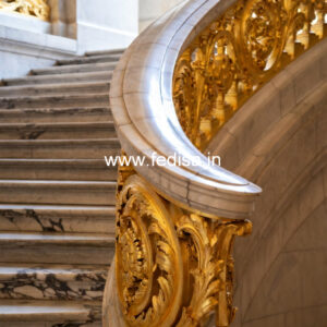 Modern Balcony Railings With Glass Panels Design No-24907