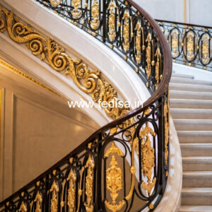 Stylish Outdoor Staircase Railings No-25362