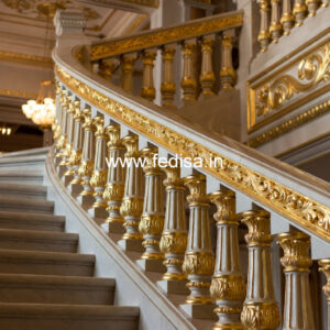 Stylish Railing Design For Duplex House No-25432