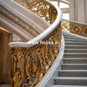 Ghar Exterior Ke Liye Stylish Railings No-25496