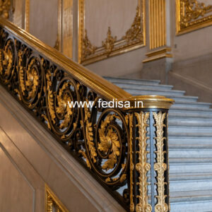 Indian Balcony Design With Modern Railings No-25504