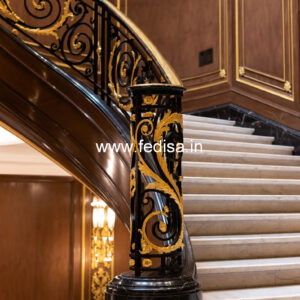 Stylish Staircase Railing Ideas For Small Homes No-25820