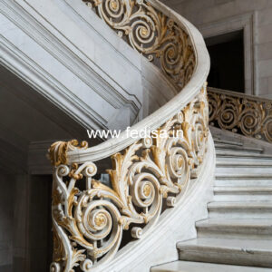 Stylish Balcony Decor With Railings No-26210