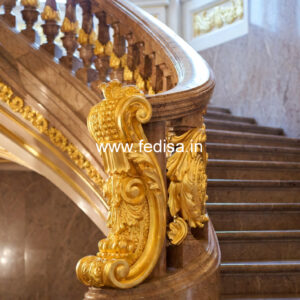 Modern Balcony Railings With Glass Panels For Luxury Homes No-26380