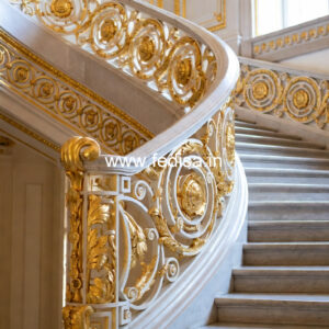 Wooden And Steel Railing Design Combination Ideas No-26475