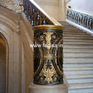 Stylish Indian Balcony Design With Railings No-26889