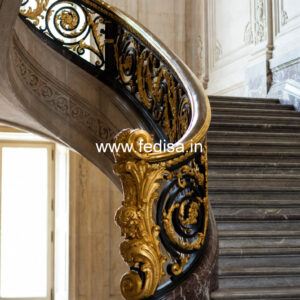 Best Home Railing Designs With Steel And Wood No-27489