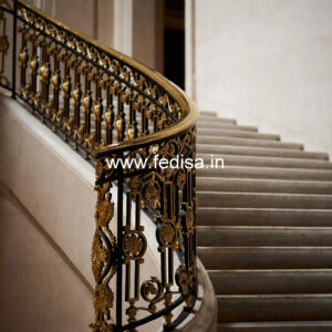 Latest Steel & Glass Railing Designs No-27656