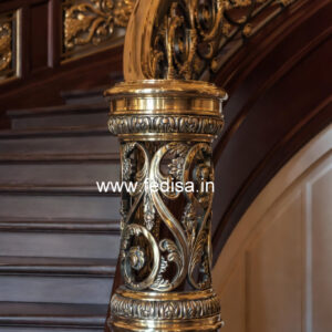 Modern Staircase Design With Railings No-2326