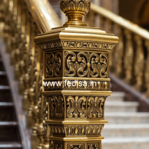 Elegant Staircase Railing Ideas For Home Decor No-2453