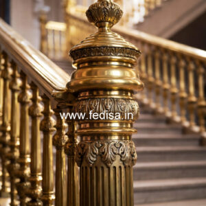 Modern Balcony Railings With Glass Panels Design No-2454