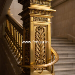 Modern Balcony Design With Stylish Steel Railings No-2474