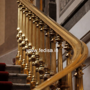 Modern Staircase Design With Railings For Homes No-2501