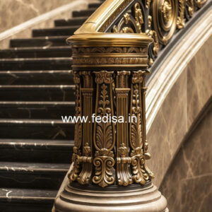 Modern Balcony Railing Design With Glass No-18557