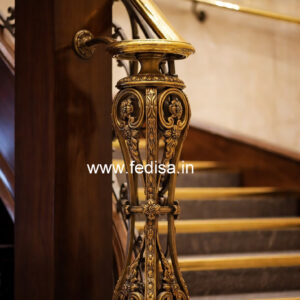 Indian Balcony Design With Modern Railings No-18708