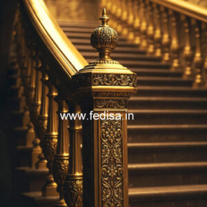 Stylish Exterior Railing Design India No-18725