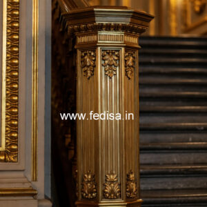 Elegant Exterior Designs With Railings No-19398