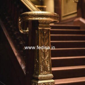 Stylish Balcony Decor With Railings No-19414