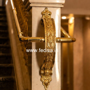 Modern Balcony Railings With Glass Panels For Luxury Homes No-19584