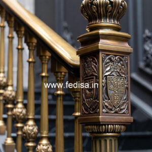 Stylish Balcony Railing Design With Glass And Steel No-20649
