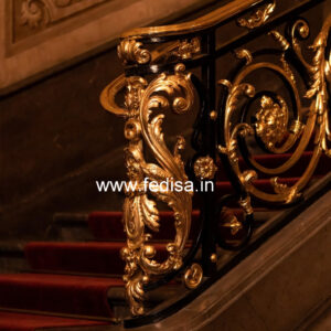 Modern Exterior Balcony Designs With Railings No-20712