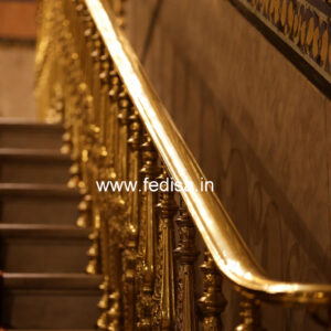 Indian Balcony Design With Modern Railings No-20773