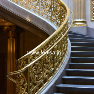 Stylish Balcony Design India With Steel Railings No-20815