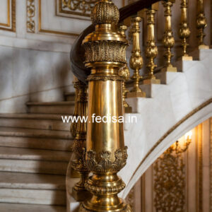 Ghar Balcony Design With Steel Railings No-21147