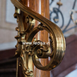 Elegant Exterior Designs With Railings No-21463